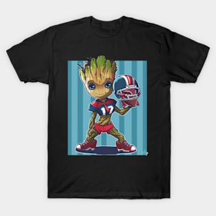 Groot Vs Atlanta Braves Hardwood Heroes T-Shirt